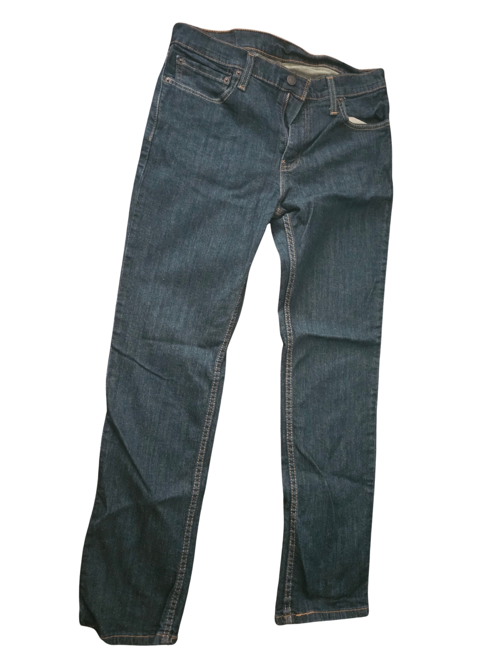 Levi's Mens Dark Blue Straight Leg Jeans